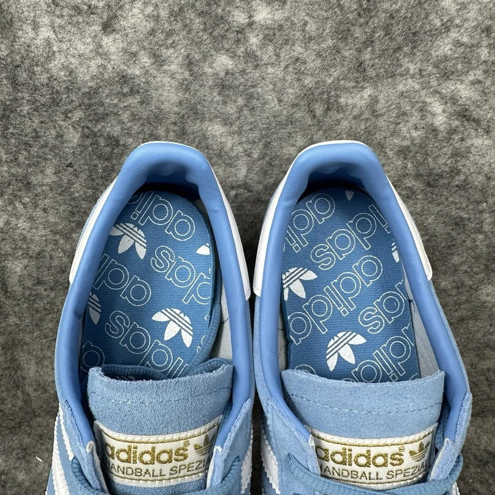 Adidas Originals Handball Spezial Shoes Mens Size 10.5 Light Blue Suede BD7632